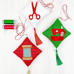 Mini Sewing Items FPP Quilt Block Pattern SET (3 PDF Patterns)