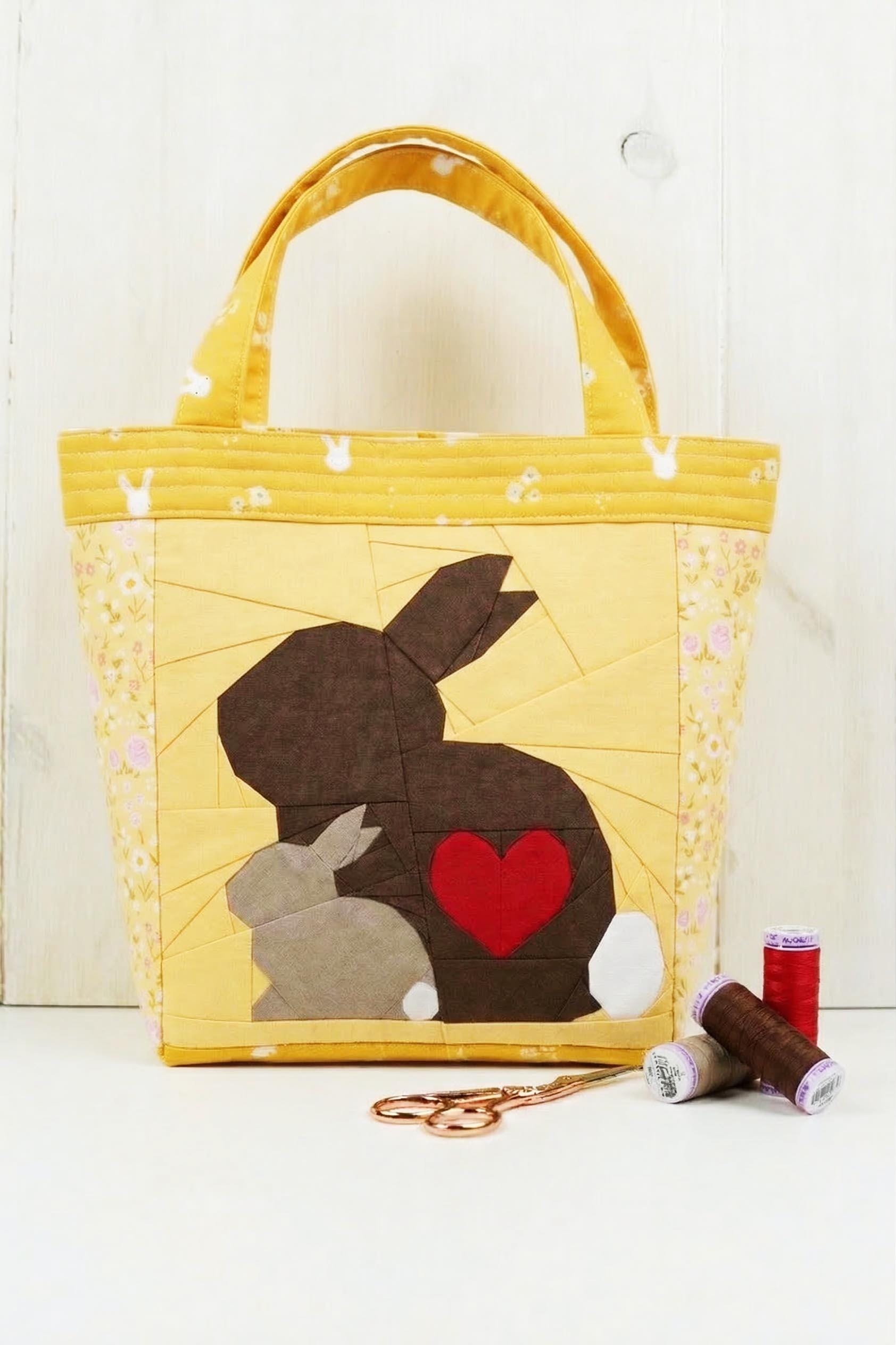 Bunny 5 Sizes Quilt Block Pattern: Foundation Paper Pieced, PDF Pattern ...