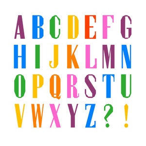 Alphabet FPP Quilt Block Muster Set, ABC's, Letter Quilt Blöcke, Initialen, Name