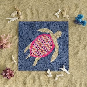 Turtle Quilt Block Pattern: Foundation Paper Piecing (PDF Download)