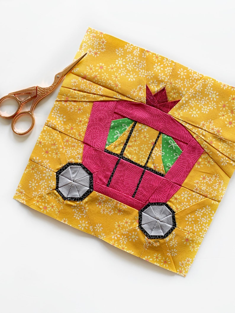 Fairytale Quilt Block Pattern Modern Quilt Pattern Fairytale Quilt Pattern PDF instant download Nursery Decor