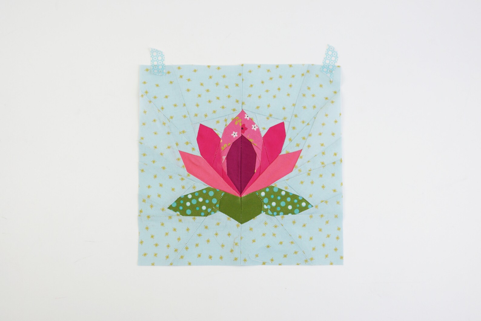 Lotus Flower Quilt Block Pattern PDF Instant Download Etsy