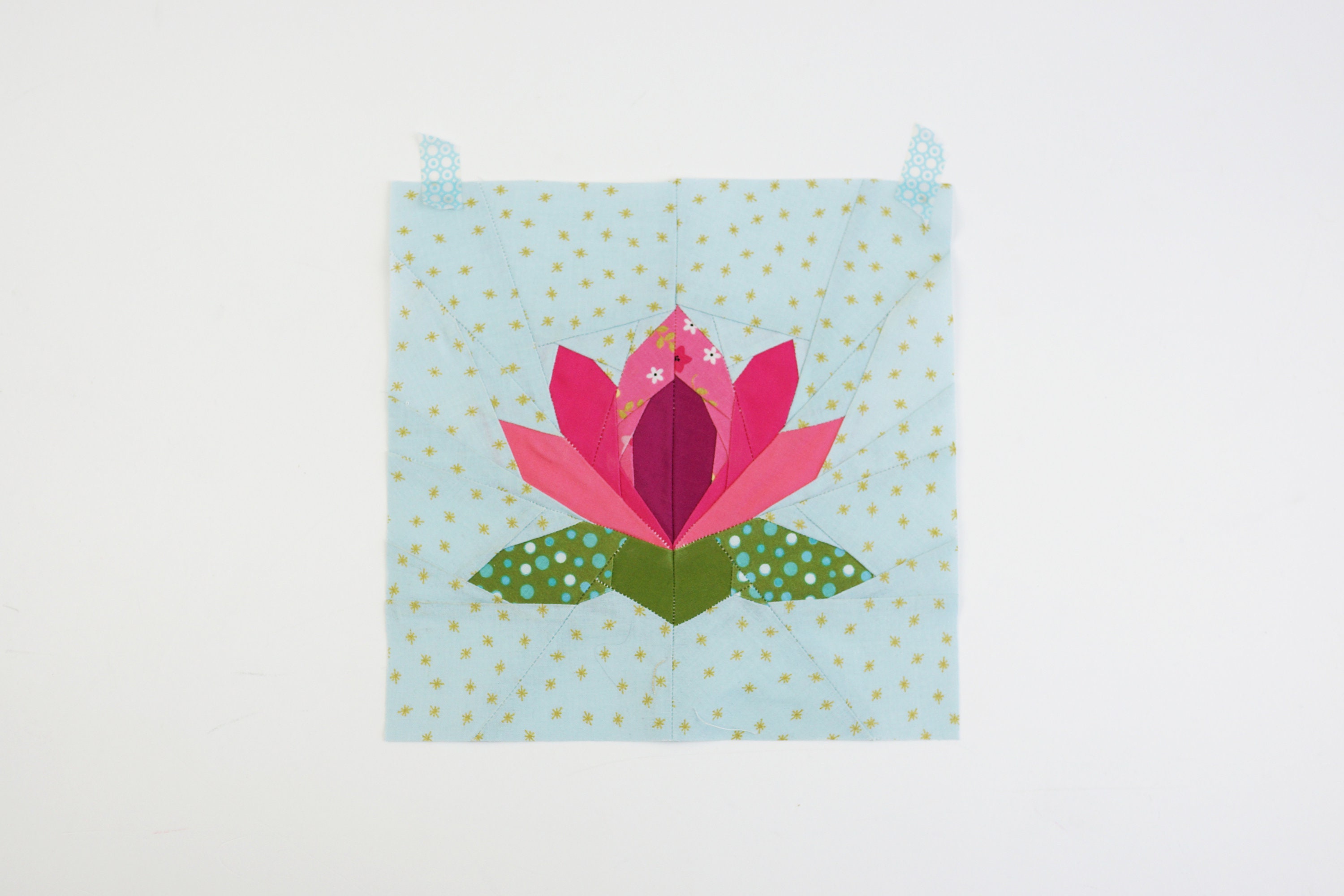 Lotus Flower Quilt Block Pattern PDF Instant Download Etsy
