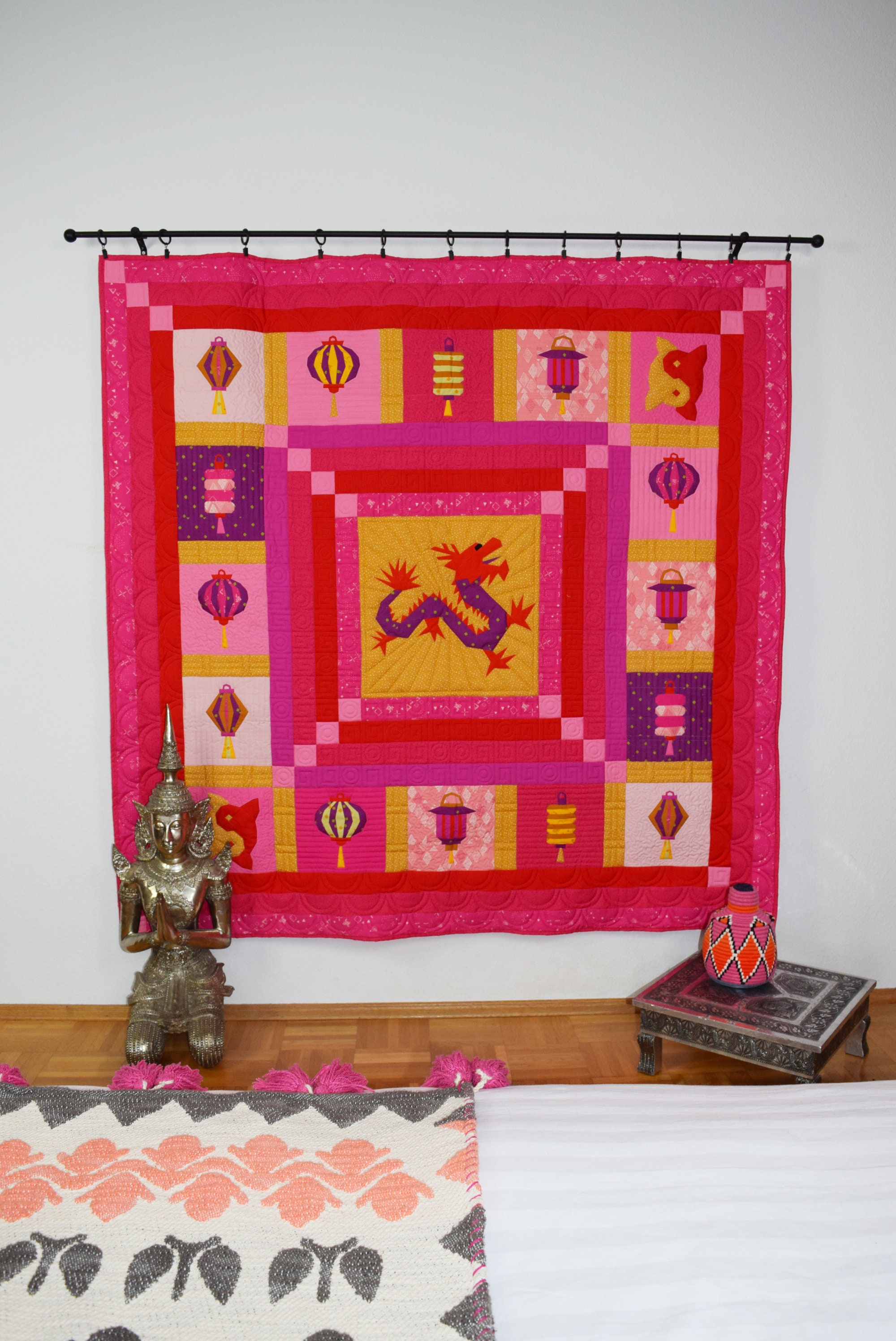 Chinese Lunar New Year Quilt Pattern PDF Instant Download | Etsy