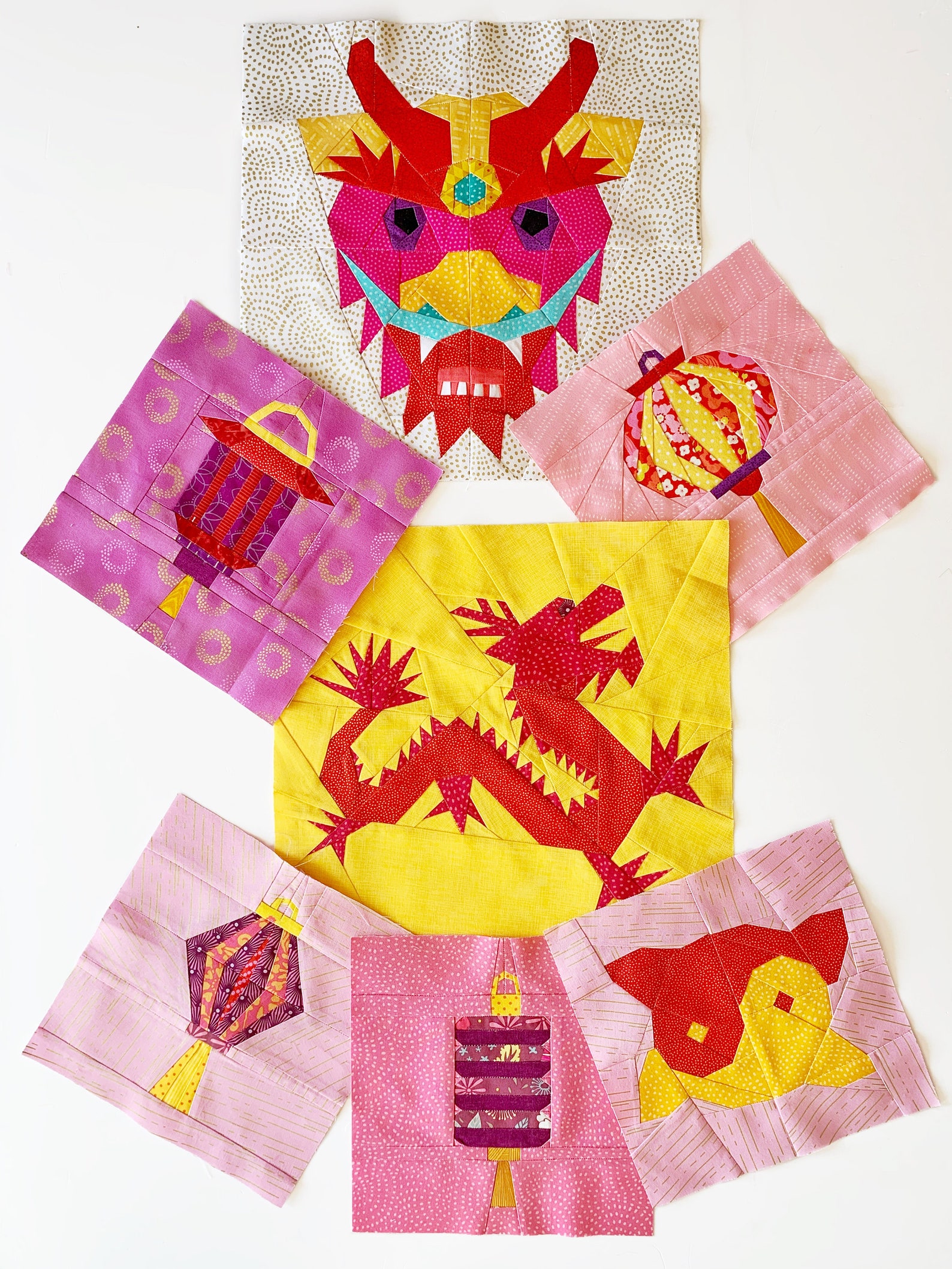 Lantern Quilt Block Pattern PDF Instant Download Home Decor Etsy