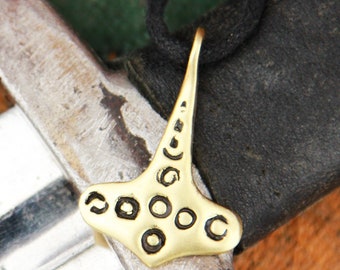 Brass Viking Forged Mjolnir Pendant