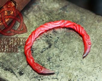 Forged Iron Huginn Muninn Viking Odin's Nordic bracelet
