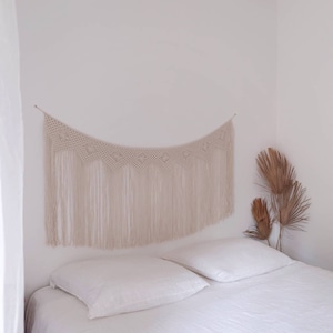 Macramé headboard / Wall macramé / Macramé garland / Macramé boho / Headboard garland / Macramé / Macramé decoration