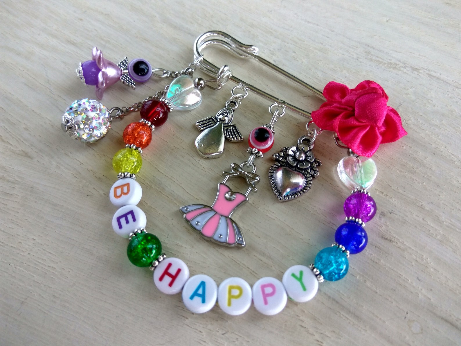 Brooch Pin Jewelry for Baby. Safety Pin Newborn. Brooch Pin Etsy