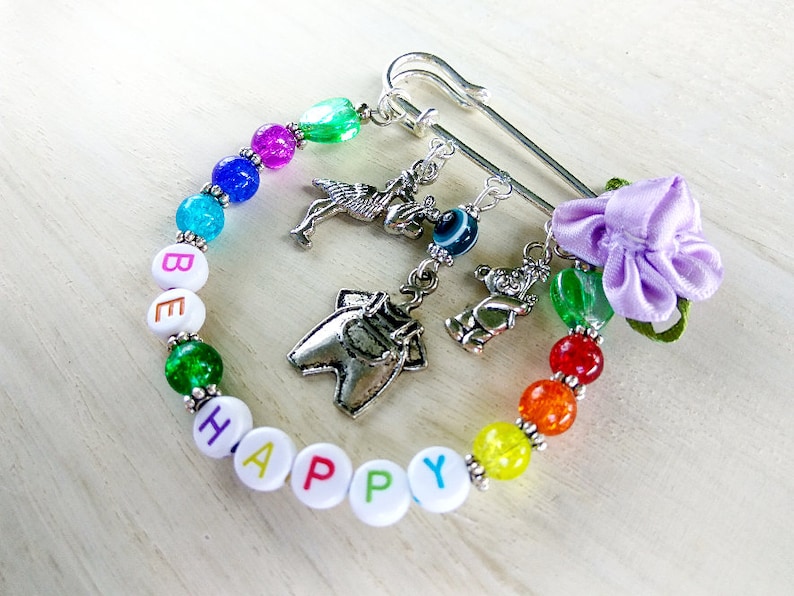 Brooch Pin Jewelry for Baby. Safety Pin Newborn. Brooch Pin Etsy