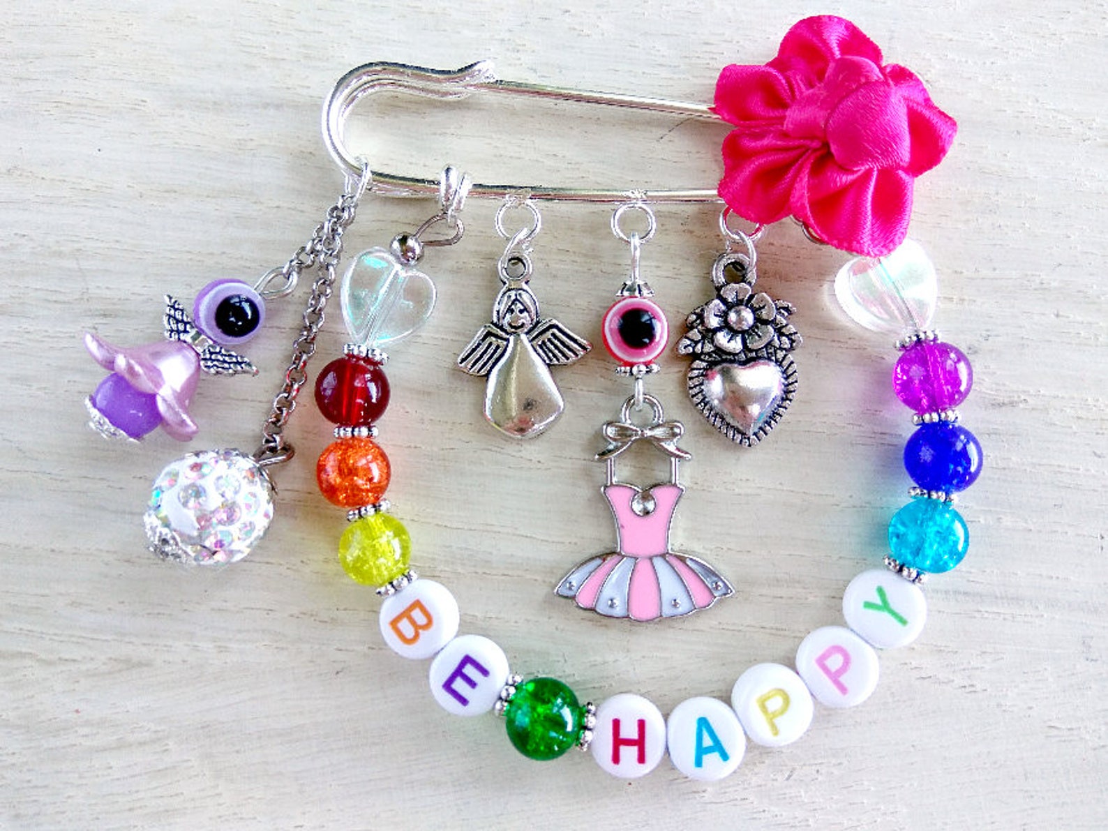 Brooch Pin Jewelry for Baby. Safety Pin Newborn. Brooch Pin Etsy