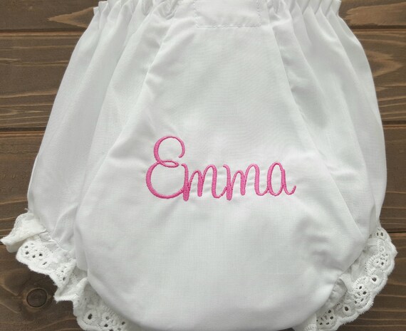 Personalized Baby Bloomers,Monogram Baby Girl Boy Bloomers, Embroidered  Bloomers, Baby Girl Bloomer, Toddler Bloomers