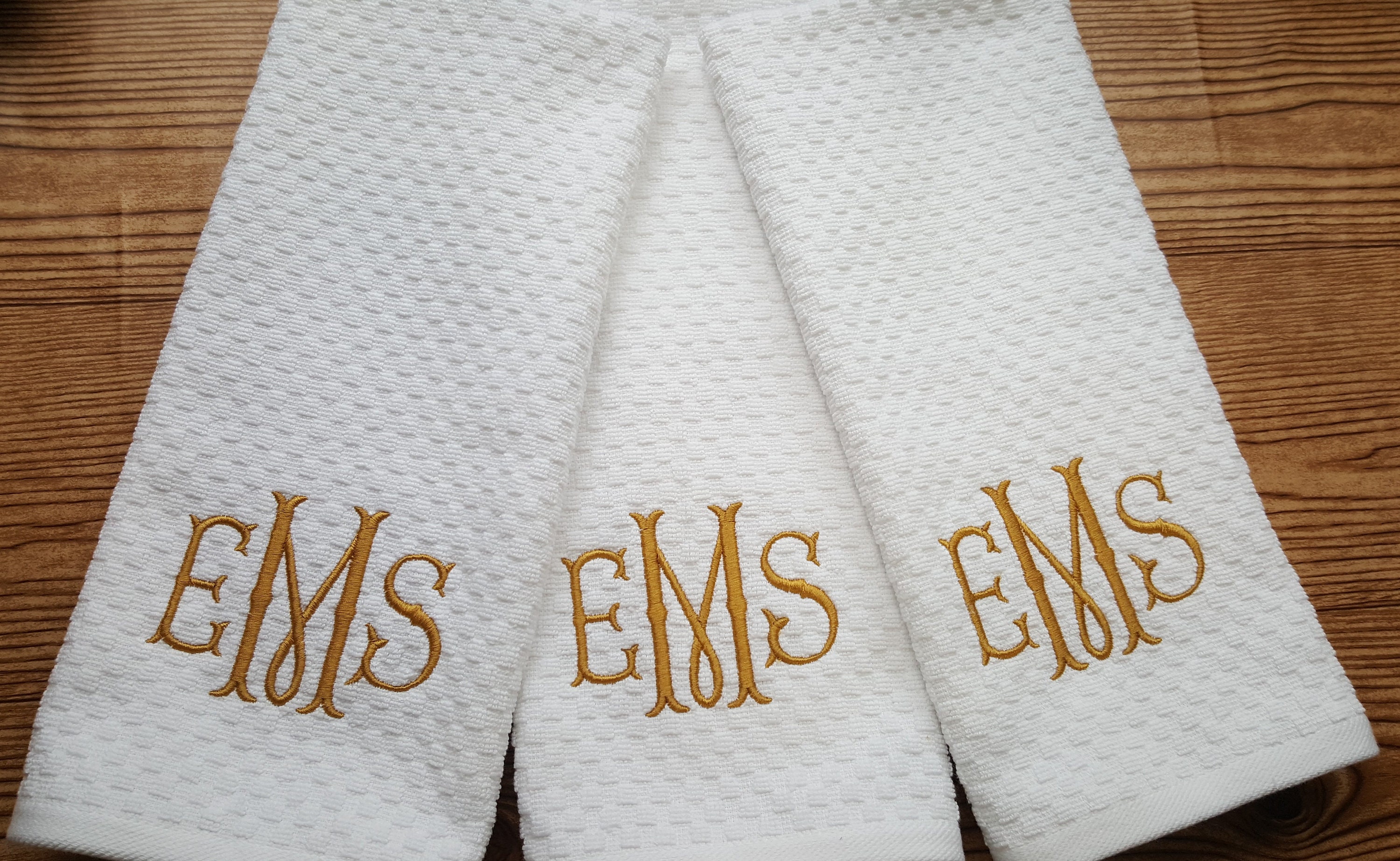 Housewarming Gift Personalized Kitchen Towel Dish Towels Etsy