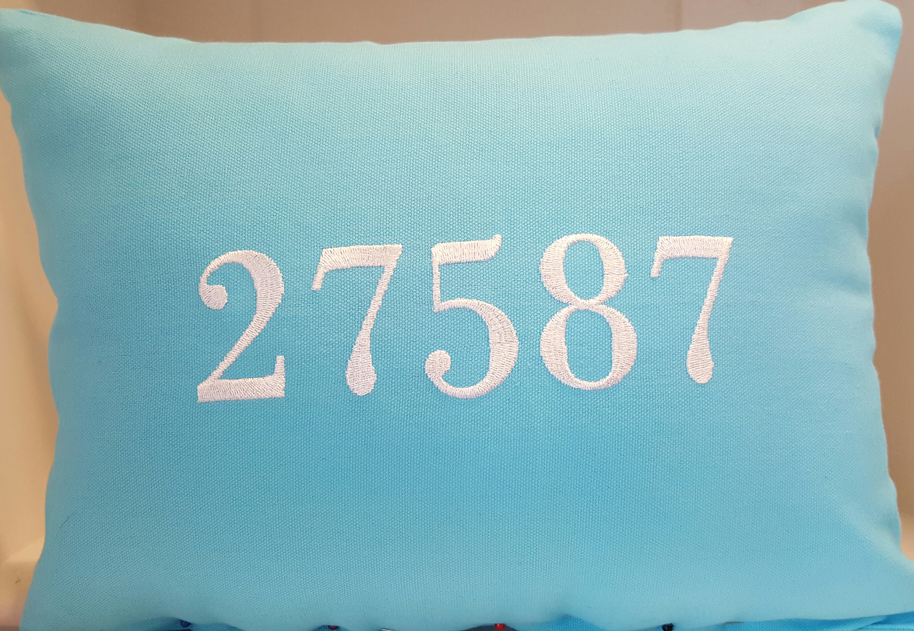 ZIP CODE Pillow CoverZip Code/Post Code Pillow Personalized Etsy