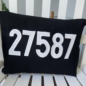 Zip Code Pillow Cover,Pillow Insert not included,Post Code Pillow Cover,Personalized New Home Gift, Gift for Couple, First Home Gift