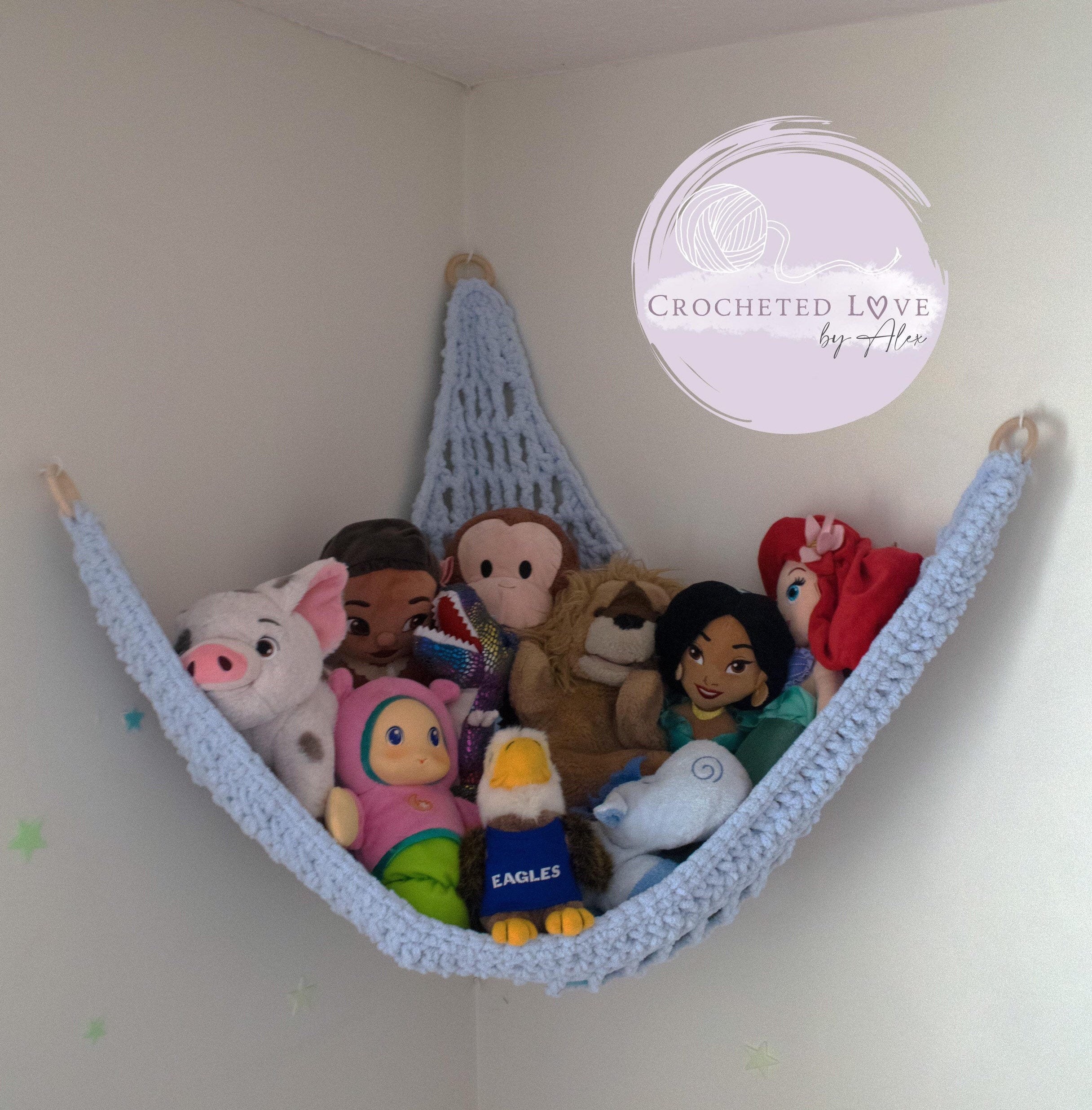 Stuffie Hammock Stuffed Animal Storage Playroom Storage | Etsy