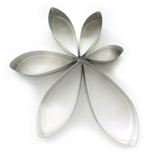Dahlia Petal Cutter Set (6 sizes) by Scott Clark Woolley of WSA