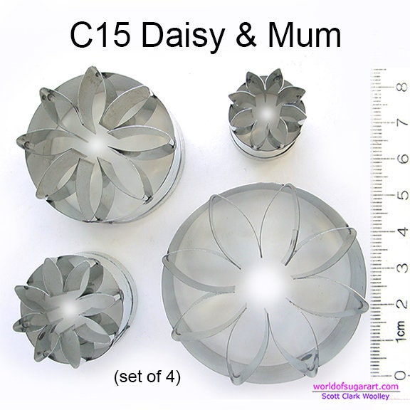 Daisy Thread Cutter Daisy Cutter Set (8 Petal, 4 Sizes) - Etsy