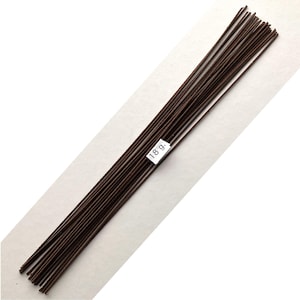May include: A bundle of brown floral wire, 18 gauge, for crafting and floral arrangements.