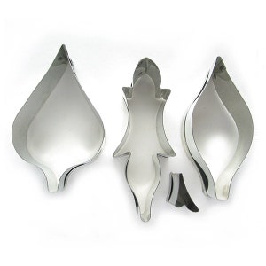 Virgin Orchid Cutters (set of 4, petal, sepal, throat and tongue)