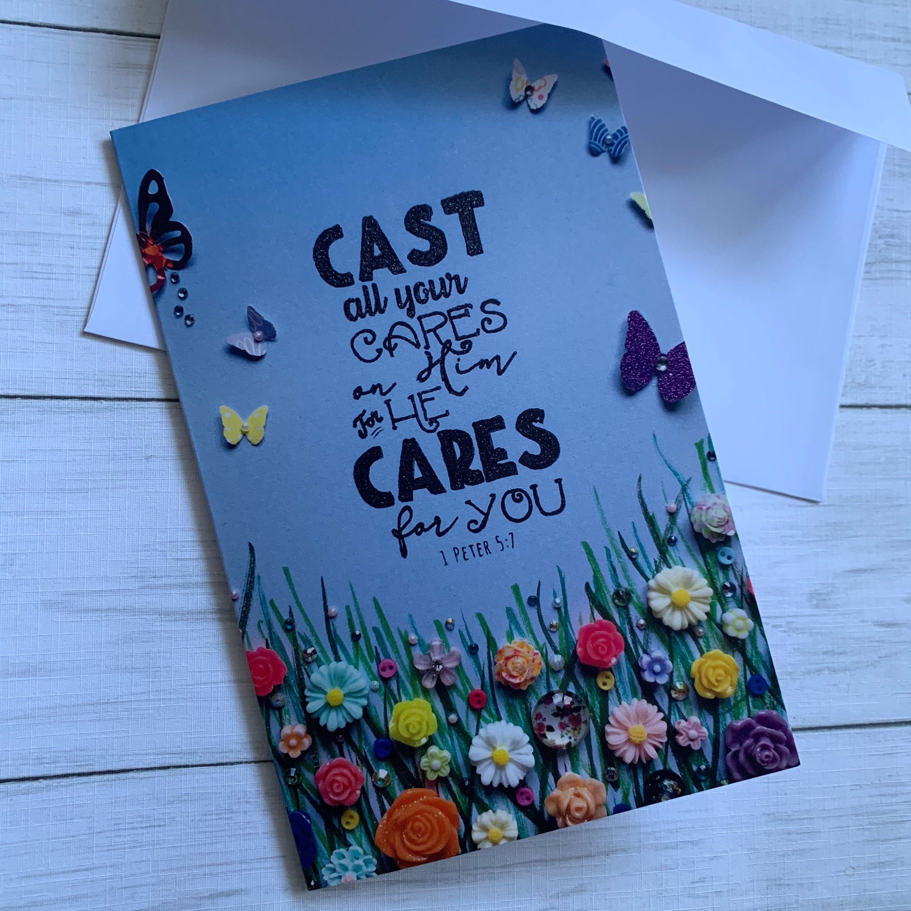 PRINTED Christian Greeting Cards Bible Verse Printed Cards Etsy