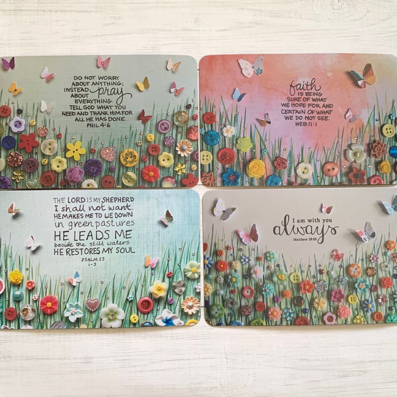 Bible Verse Fridge Christian Art Floral Etsy