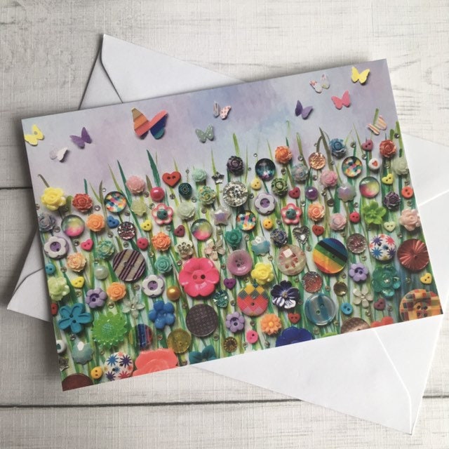 Set of 5 PRINTED Flower Postcards 5 Postcard Pack Flat Etsy UK