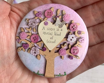 Personalised Sentimental Date Nanny Nanna Grandma Metal Magnet Mothers Day Gift 