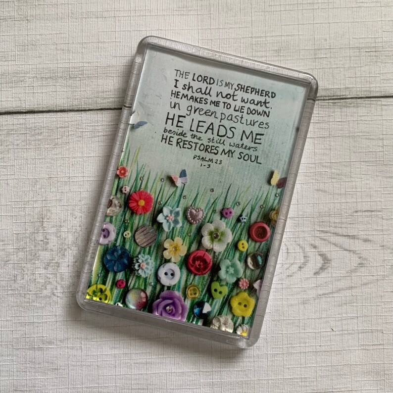 Individual Mini Bible Verse Mini Floral Fridge Etsy