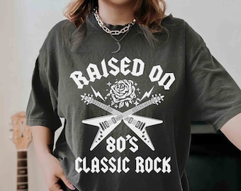 80s Rock Comfort Colors Shirt | Metal Hair Bands Concert Tee