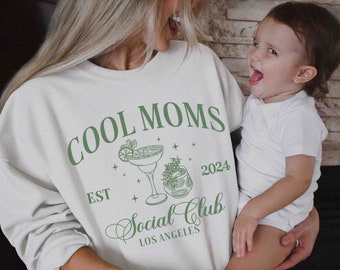 Moms Social Club Sweatshirt | Personalized Mom Birthday Gift