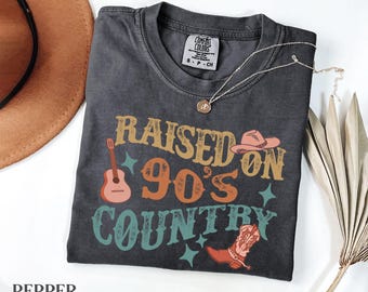 90's Country Music Comfort Colors Tee | Western Boho Concert Shirt