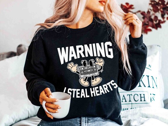 I Steal Hearts Sweatshirt Love for Eighties Greatest Love - Etsy