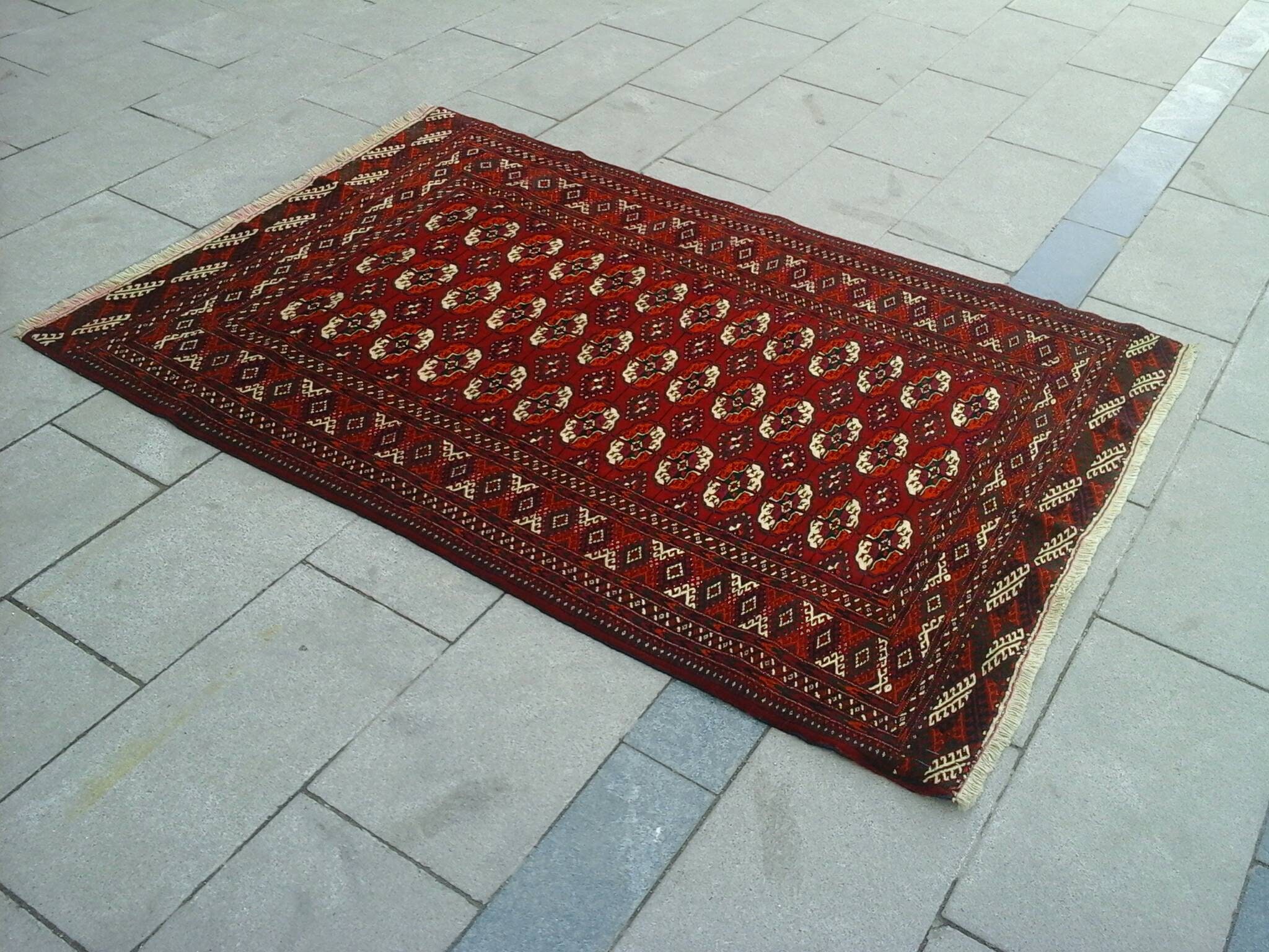 Oushak rug 2.3x6.1 oushak rug red beige kilim rug red beige | Etsy