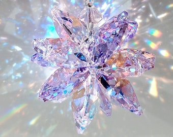 Suncatcher for Windows or Car Charm Suncatcher Starburst Star Sun Catcher Crystal Cluster Suncatcher Rainbow Maker