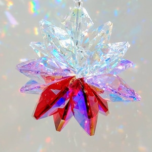 Star Suncatcher Car Charm or Window Sun Catcher Suncatcher for Windows Rainbow Maker Prism Car Charm AB Crystal Prism Housewarming Gift