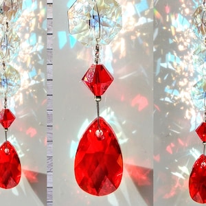 Crystal Suncatcher Car Charm Suncatcher Crystal Prism Rainbow Suncarcher