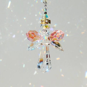 Crystal Suncatcher Guardian Angel Sun Catcher Crystal Rainbow Suncatcher Angel Prism Catcher Housewarming Gift Crystal Suncatcher