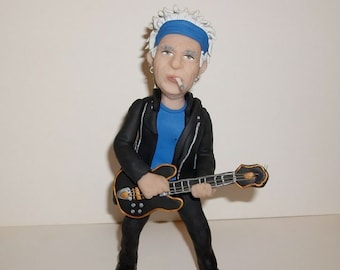 The Rolling Stones Keith Richards フィギュア The Rolling Stones - 8” Clothed Action Figure - Keith