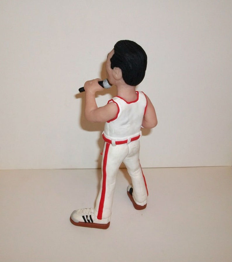 Freddie Mercury Figurine Queen Rock Star Doll Miniature - Etsy