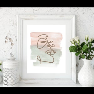 Line Art Printable Wall Decor Digital Print