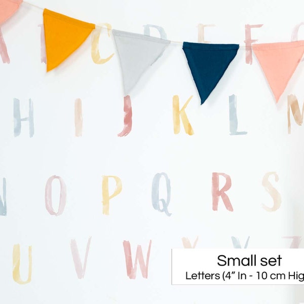 Letters Wall Decal Etsy