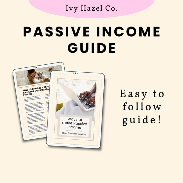 EASY PASSIVE INCOME Guide Ideas To Create And Sell Today Etsy Digital Downloads Small Business Ideas and Bestsellers to Sell