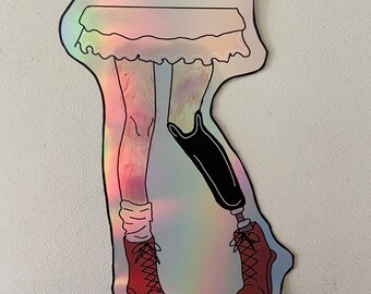 Sticker Prosthetic Leg