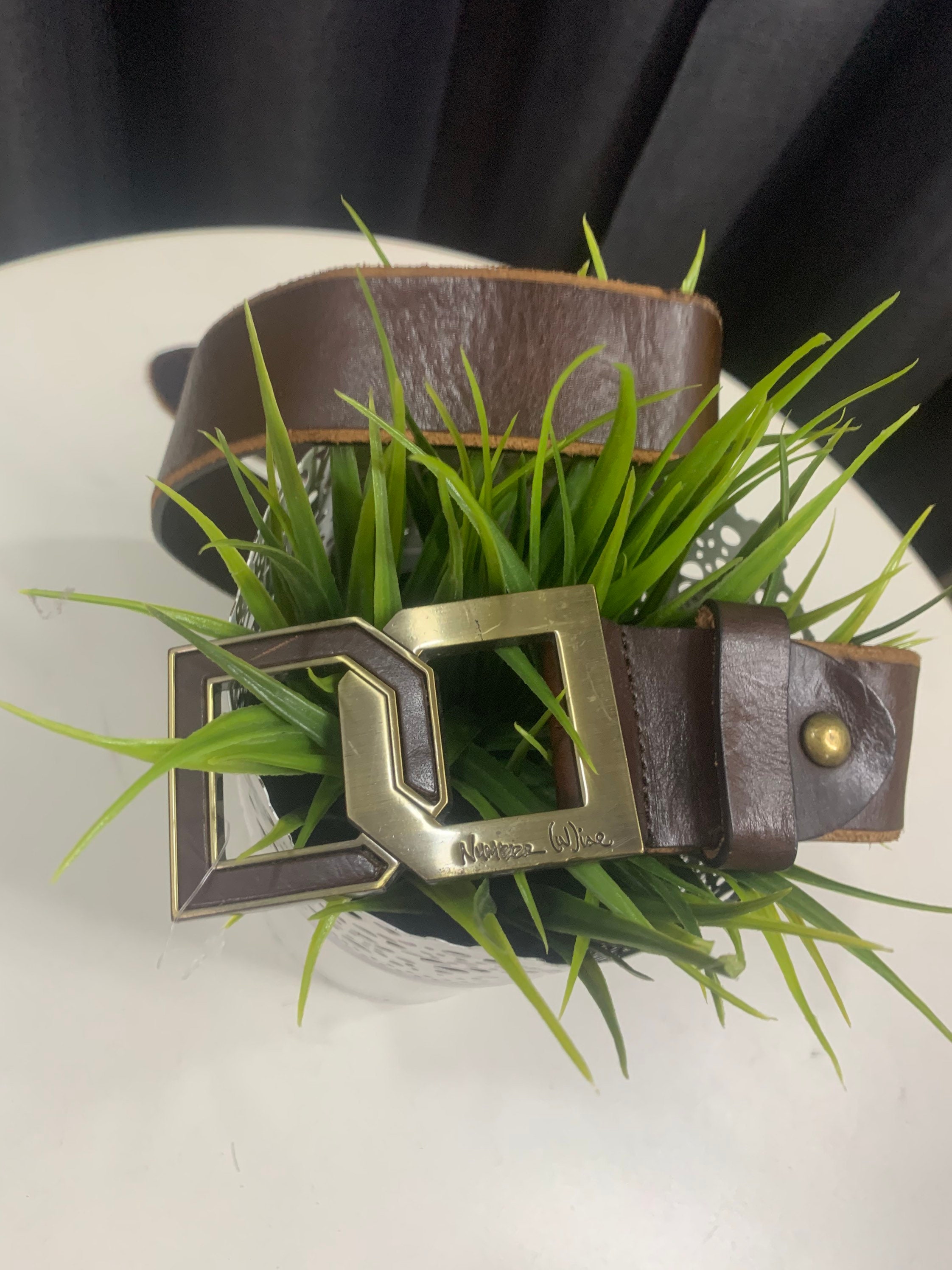 2024年最新入荷 Rare!! Leather Belt Number (n)ine - Etsy 小物
