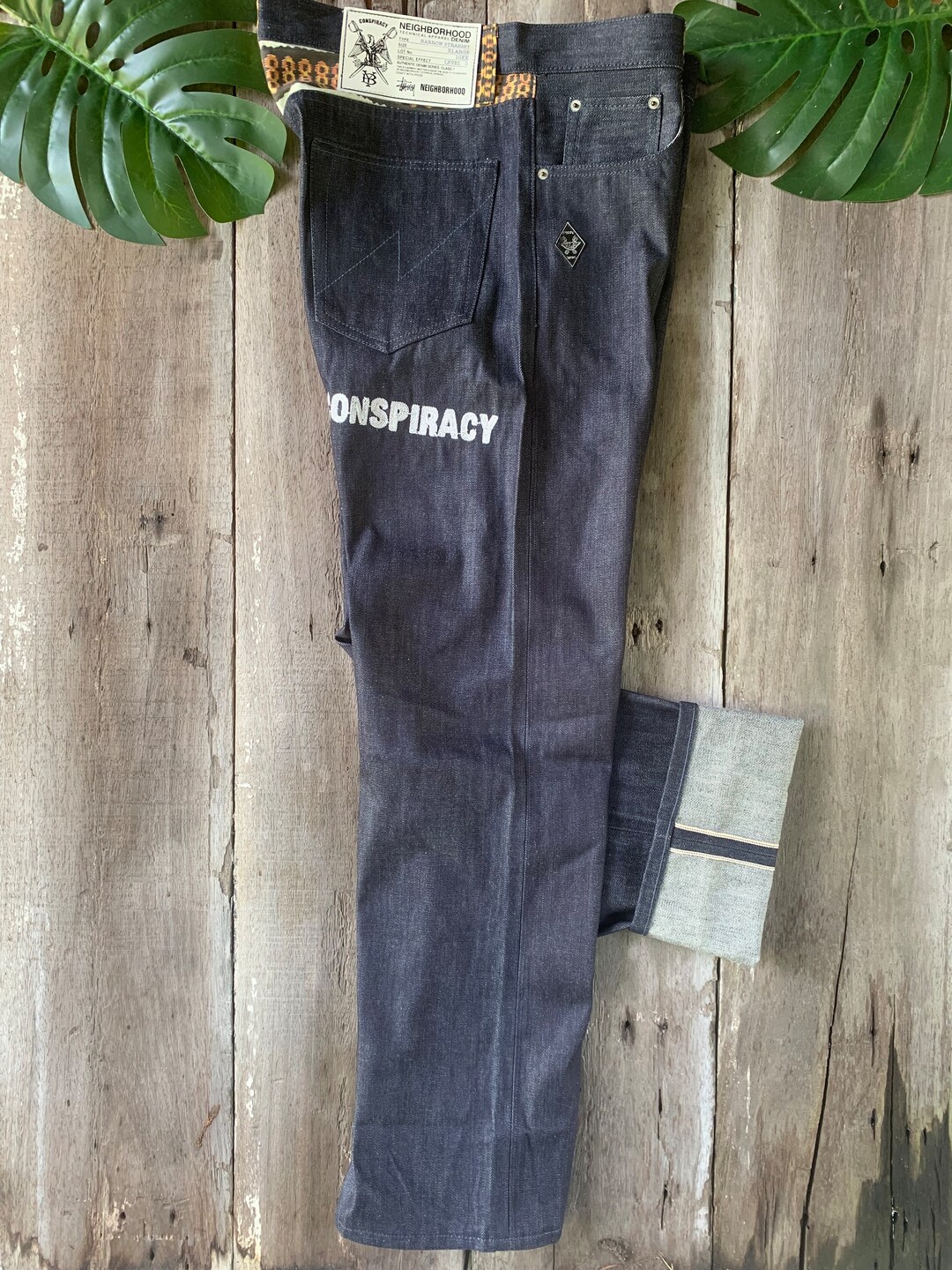 Steal!! Jeans Denim NEIGHBORHOOD X STUSSY Conspiracy - Etsy