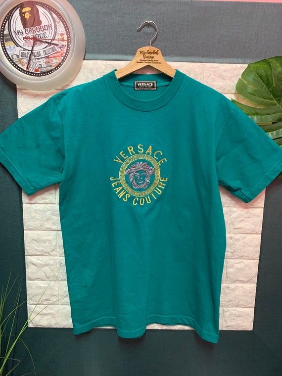 VINTAGE!! Shirt VERSACE Jeans Couture - Etsy VINTAGE!! Shirt VERSACE Jeans Couture - Etsy