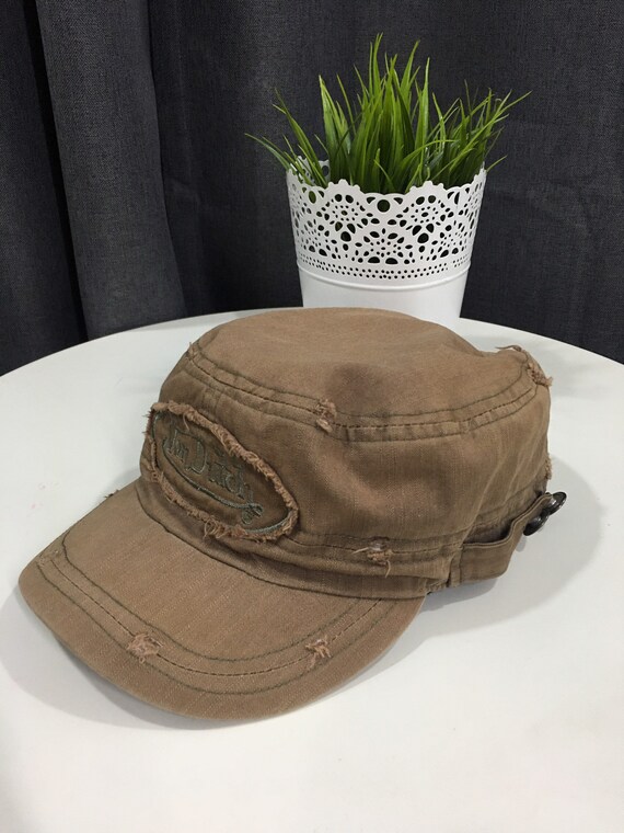 Rare Cap Von Dutch Ripped Design