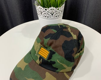 Vintage Camo Army Militär Kappe