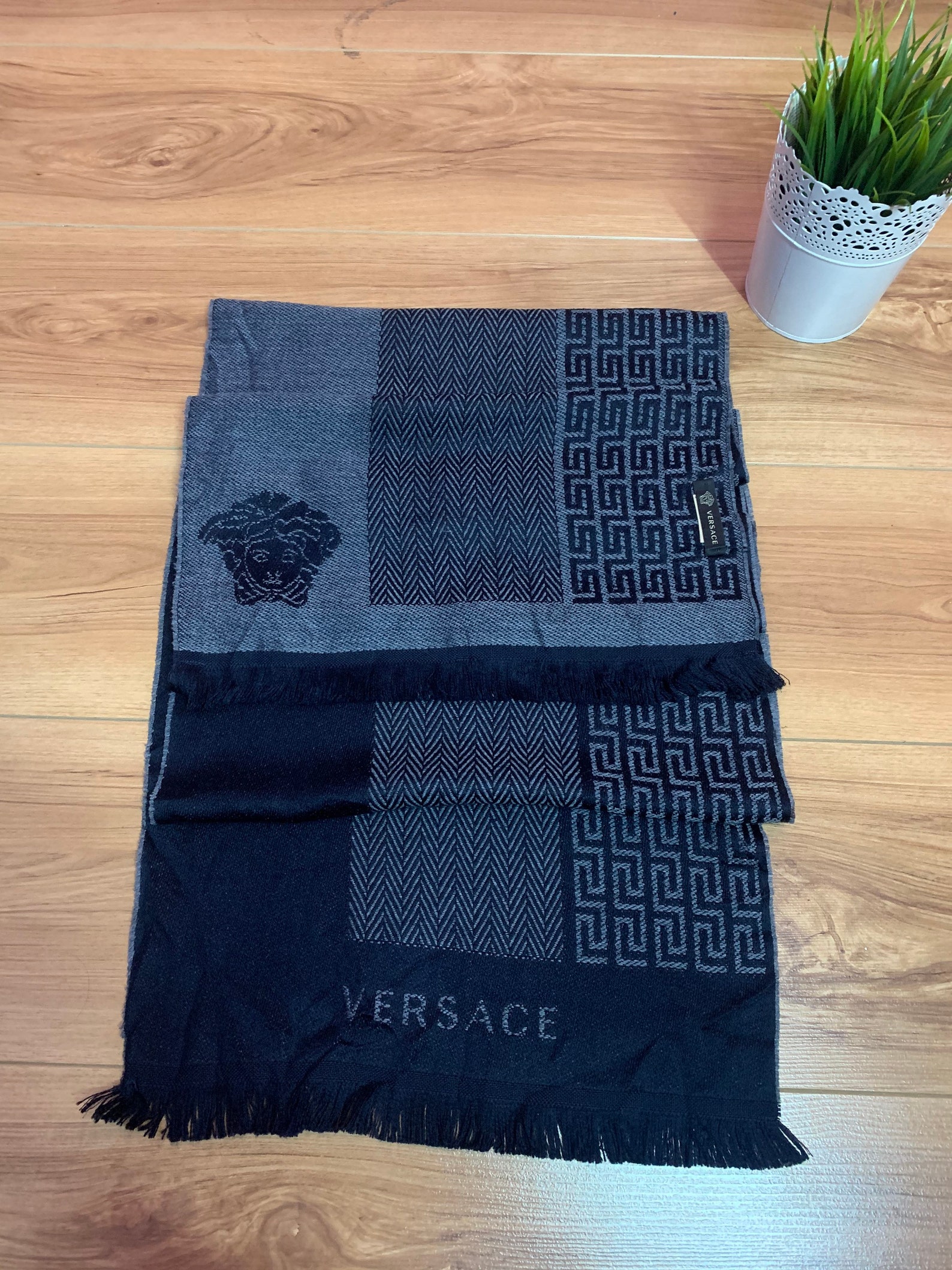 Brown versace scarf Clearance